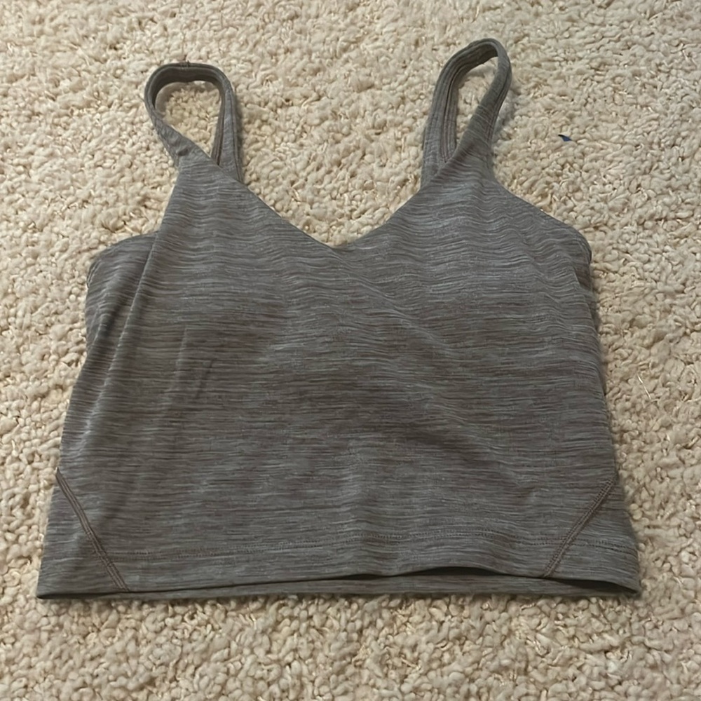Lululemon align tank grey cropped